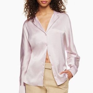 Wilfred Freeform Satin Shirt
